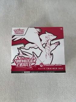 SEALED White Flare Pokemon Center (PC) ETB Elite Trainer Box - SV Pokemon TCG - Image 1