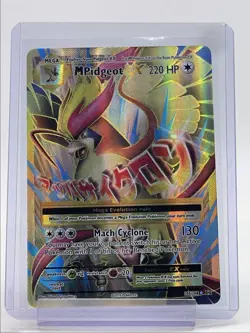 M PIDGEOT EX 2016 POKEMON XY EVOLUTIONS ULTRA RARE FA B 105/108 Q6233 - Image 1