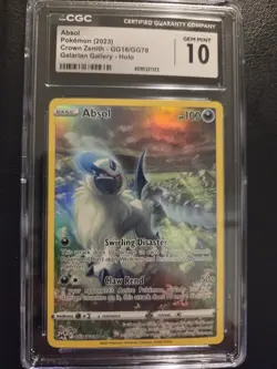 Pokemon Absol #GG16/GG70 English CGC 10 Gem Mint 2023 Pokemon Crown Zenith - Image 1