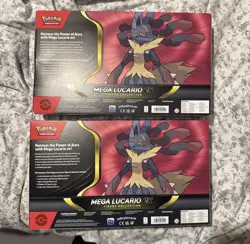 Pokemon TCG: Mega Lucario ex Figure Collection Box - New & Sealed x 2 - Image 4