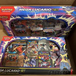 Pokemon TCG: Mega Lucario ex Premium Figure Collection Box - Factory Sealed X2 - Image 1