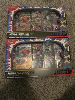 Pokemon TCG Mega Lucario EX Premium Figure Collection x2 Sealed IN STOCK! - Image 1