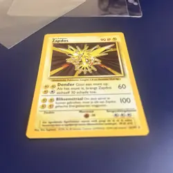 Excellent Preowned Pokemon TCG Zapdos Holo Rare Card Unlimited Base Set 16/102 - Image 4
