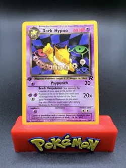 Pokemon TCG Team Rocket's Dark Hypno Card 26/82 Rare 1st Edition Base Set NM - Image 1