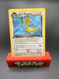 Pokemon Dark Dragonite TCG 1st Edition Non-Holo Card 22/82 Team Rocket WOTC NM - Image 1