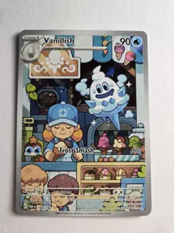 Vanillish 190/182 IR Paradox Rift Holiday Calendar Stamped Pokemon Card - Image 1