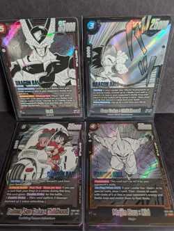 Dragon Ball Fusion World Manga Booster SB01 4 card SR LOT *SEE PHOTOS - Image 1