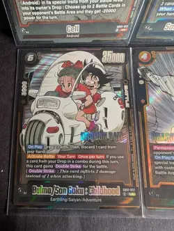 Dragon Ball Fusion World Manga Booster SB01 4 card SR LOT *SEE PHOTOS - Image 4