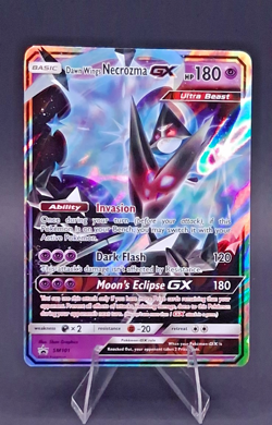 Pokemon Dawn Wings Necrozma GX SM101 Promo Card Sun & Moon Holo Ultra Rare NM - Image 1