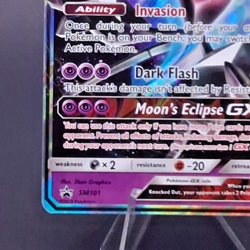 Pokemon Dawn Wings Necrozma GX SM101 Promo Card Sun & Moon Holo Ultra Rare NM - Image 5