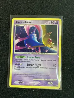Cresselia Holo Rare DP51 DP Black Star Promo Pokemon Card 2009 LP - Image 1