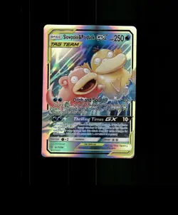 Fan-Art READ DESCRIPTION BELOW HOLO PSYDUCK Card SLOWPOKE Pokemon Card p3 - Image 1