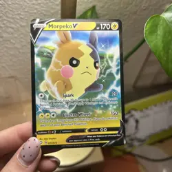 Pokemon TCG Shining Fates Ultra Rare Morpeko v Card 37/72 - Image 3