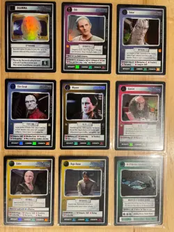 Star Trek CCG: First Edition Reflections - Nine Card SR Foil Lot - Image 1