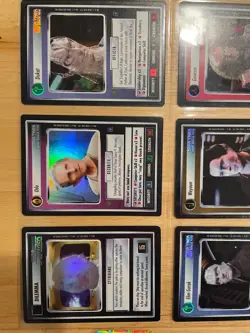 Star Trek CCG: First Edition Reflections - Nine Card SR Foil Lot - Image 2
