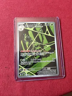 Team Rocket's Spidops 187/182 Illustration Rare - Destined Rivals Pokemon Card - Image 1