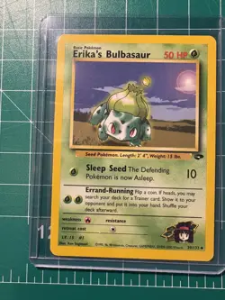 Pokemon Card Bundle Erika Gym Challenge Lot (7 Card Set) - Image 4