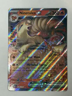 Pokemon TCG Ninetales EX SV Scarlet & Violet 151 Double Rare Holo Card - Image 1