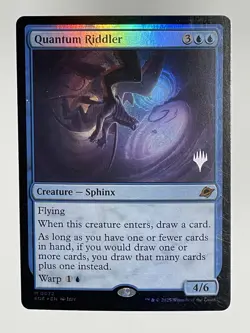 MTG x1 Quantum Riddler Promo Pack FOIL - EOE 72 NM - Magic The Gathering - Image 2