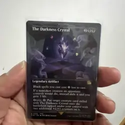 The Darkness Crystal (Borderless) - Final Fantasy - NM - Rare - MTG R 0335 - Image 1