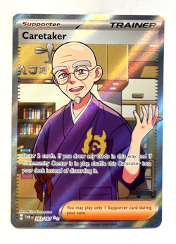 Pokemon Twilight Masquerade - CARETAKER - ULTRA RARE TRAINER - 203/167 - NM/M - Image 1