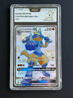 Carte Pokemon - PCA 9 - Lucario GX FA US - SV64/SV94 S&M Hidden Fates - Image 1
