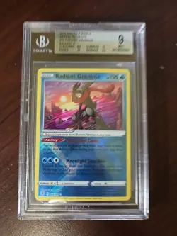 2022 POKEMON SWSH ASTRAL RADIANCE RADIANT GRENINJA #046 BGS 9 MINT - Image 1