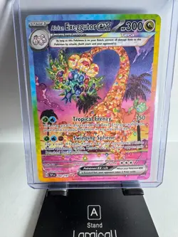 Pokemon TCG Alolan Exeggutor ex 242/191 SIR Sv08: Surging Sparks Holo - NM - Image 1