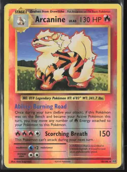 Pokemon TCG XY Evolutions Reverse Holo Arcanine 18/108 - Image 1