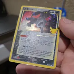 Pokemon TCG Umbreon Gold Star 17/17 Celebrations Classic Collection NM Condition - Image 1