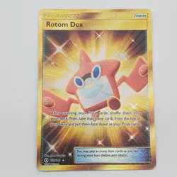 Rotom Dex (Secret) Secret Rare SM Base Set 159/149 NM Pokemon TCG - Image 1
