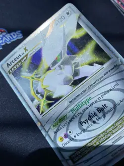 Pokemon TCG Arceus LV.X Platinum Arceus 96/99 Swirl Ultra Rare LP. - Image 4