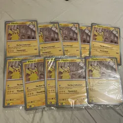 Pokemon Pikachu At The Museum x Natural History London Jumbo Card - Sealed x10 - Image 1