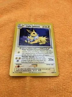 Pokemon Tcg Light Jolteon #48 Pokemon Neo Destiny LP - Image 1
