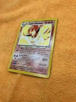 Light Flareon 46/105 Neo Destiny Vintage WOTC 2002 Pokemon LP - Image 3
