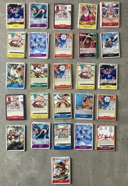 One Piece TCG Common Card Bundle. 259 Cards Total. Duplicates - Image 3