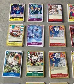 One Piece TCG Common Card Bundle. 259 Cards Total. Duplicates - Image 5