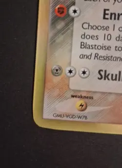 Blastoise Delta Species 2/100 EX Crystal Guardians Reverse Holo Stamped - Image 5