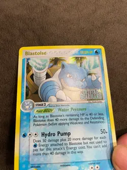 Blastoise 14/100 Stamped Reverse Holo Ex Crystal Guardians Pokemon Card NM - Image 4