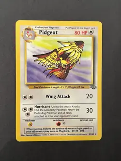Pokemon TCG Pidgeot 24/64 Jungle Regular Rare English Card Stage 2 80 HP - Image 1