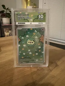 Ace 10 Solosis Illustration Rare Black Bolt 118/086 Pokemon Card TCG Gem Mint - Image 1