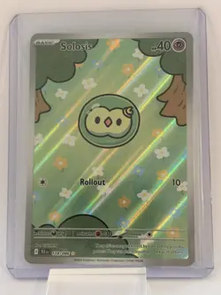 Solosis 118/086 Black Bolt Illustration Rare Pokemon TCG Card Near Mint - Image 1