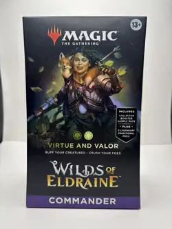 Magic The Gathering Commander Deck Wilds Of Eldraine Virtue And Valor - Image 1