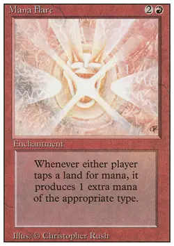 MTG Magic the Gathering Mana Flare (164/306) Revised Edition MP - Image 1
