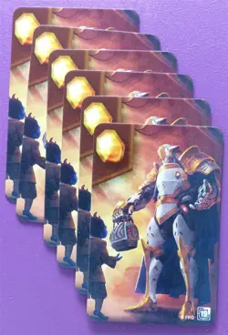 Amber Token Promo Card x6 - Keyforge #DT - Image 1