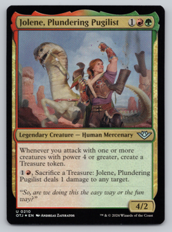 Jolene, Plundering Puglist FOIL - Outlaws of Thunder Junction - MTG - Image 1