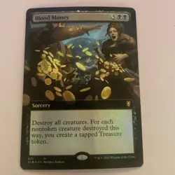 Blood Money (Extended Art) Commander Legends: Battle for Baldur's Gate Foil - Image 1