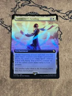 Summoner's Sending (Extended Art) 109 Commander: Final Fantasy Foil NM - Image 1