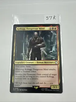 1x Kellogg, Dangerous Mind - Universes Beyond: Fallout - NM - MTG - Image 1