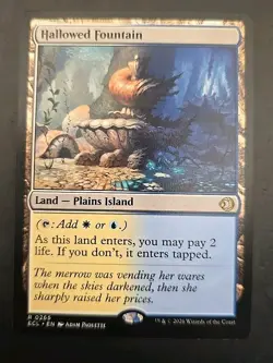 Hallowed Fountain Lorwyn Eclipsed MTG Regular Near Mint - Image 1